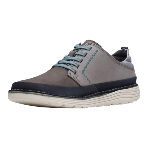Clarks Brahnz Low Gray Sneaker Size 7.5 Like new